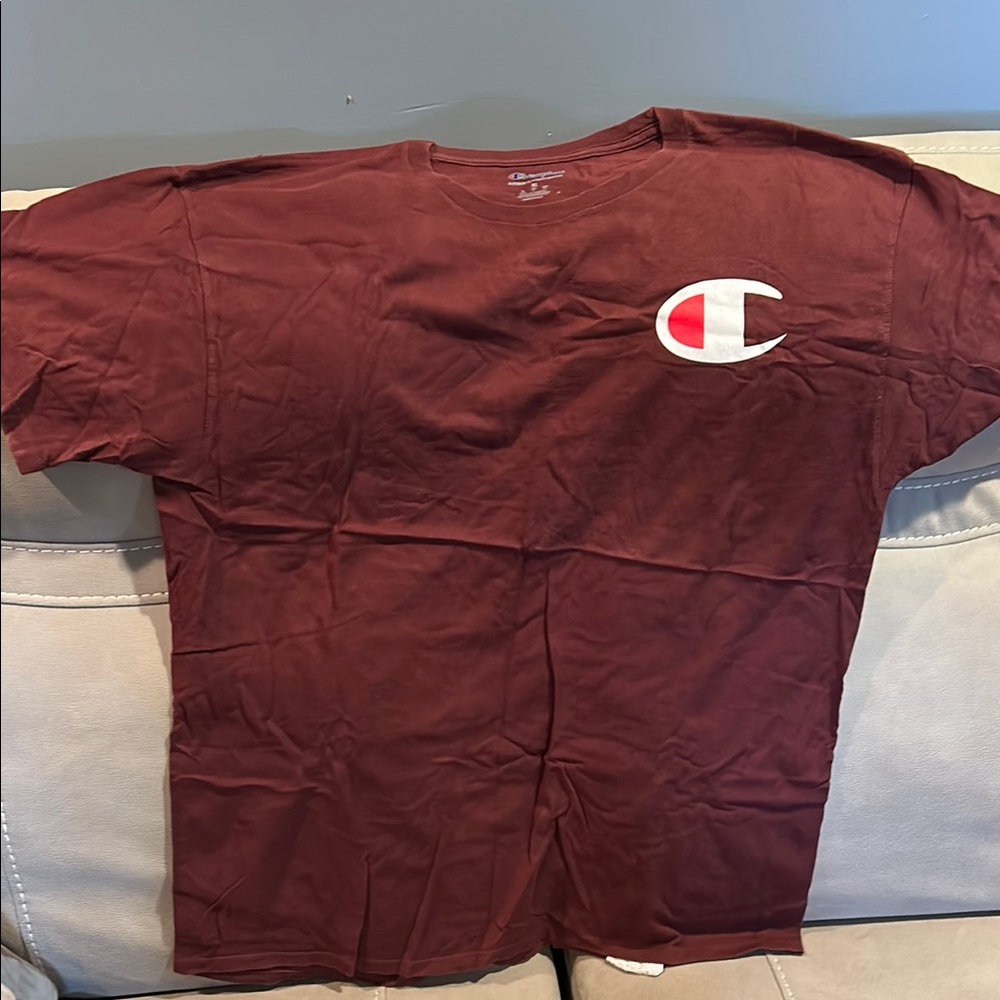 Champion Maroon Short Sleeve Tee